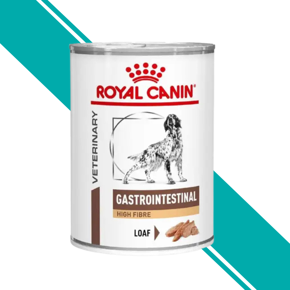 Royal Canin Gastrointestinal High Fibre Dog Food - Wet Loaf 12x410g Cans